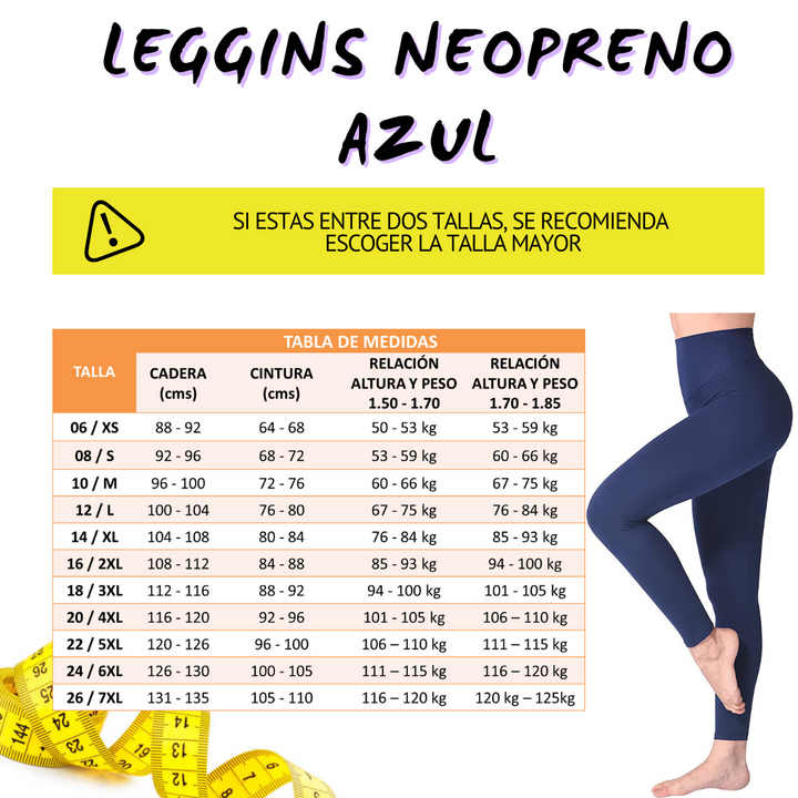 LEGGINS CON NEOPRENO TIPO FAJA