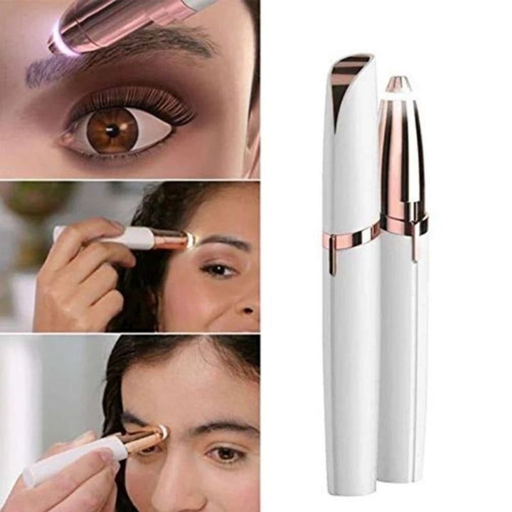 Combo Belleza Depilador Cejas Recargable con Sello de Cejas Maquillaje